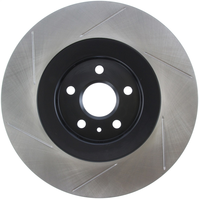 Cadillac CTS Brake Rotor (1) - Front Left - Stoptech - Slotted Sport - Black - `09-`15