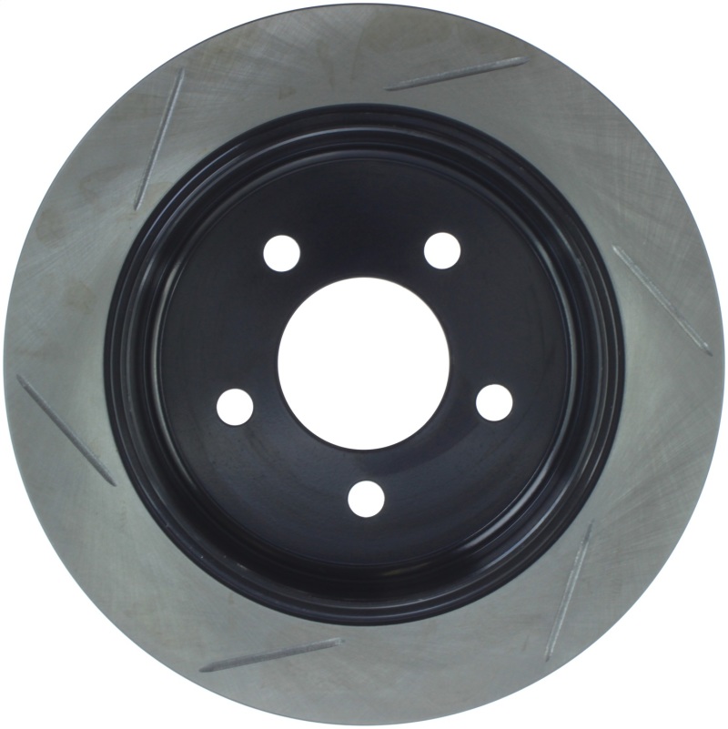 Ford Explorer Sport Brake Rotors (1) - Rear Left - Stoptech - Slotted Sport - Black - `01-`02