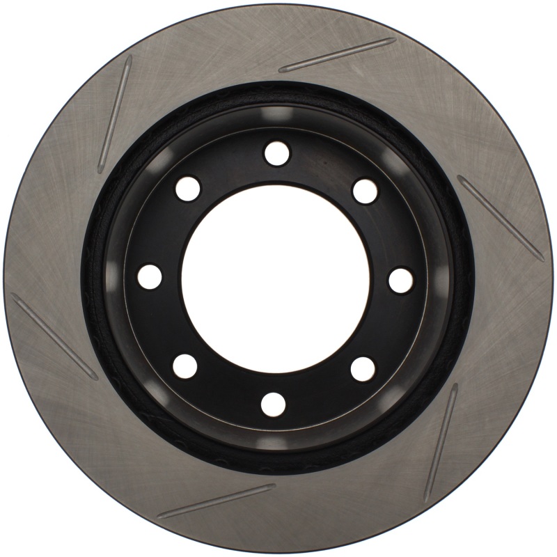 Ford Excursion Brake Rotor (1) - Rear Left - Stoptech - Slotted Sport - Black - `00-`05