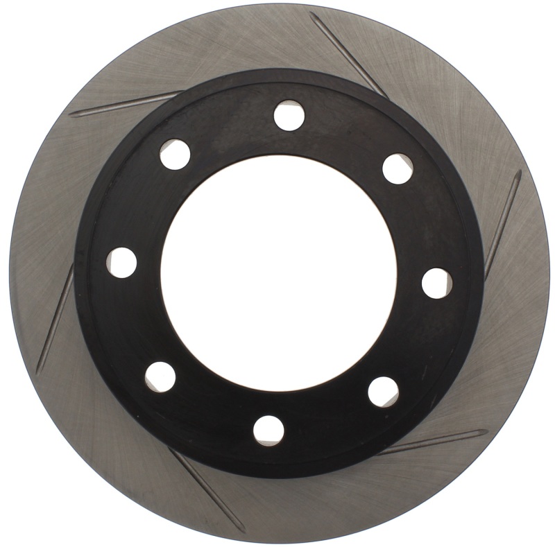 Ford F-250 Super Duty Brake Rotor (1) - Rear Right - Stoptech - Slotted Sport - Black - `99-`04