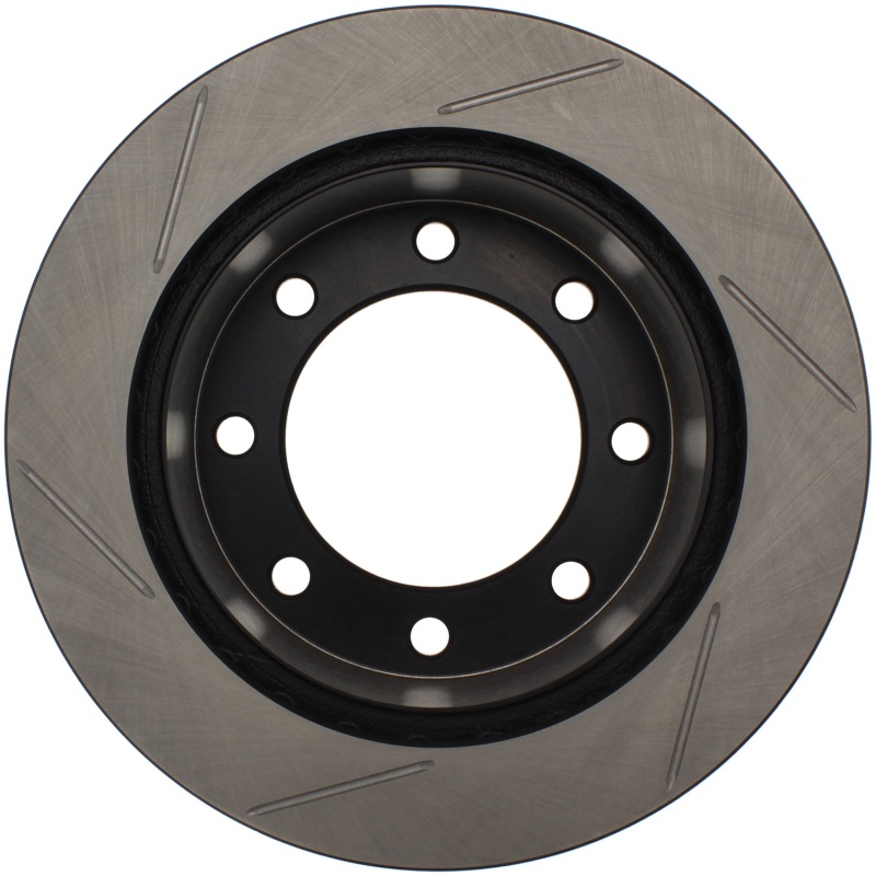 Ford F-350 Super Duty Brake Rotor (1) - Rear Right - Stoptech - Slotted Sport - Black - `99-`04