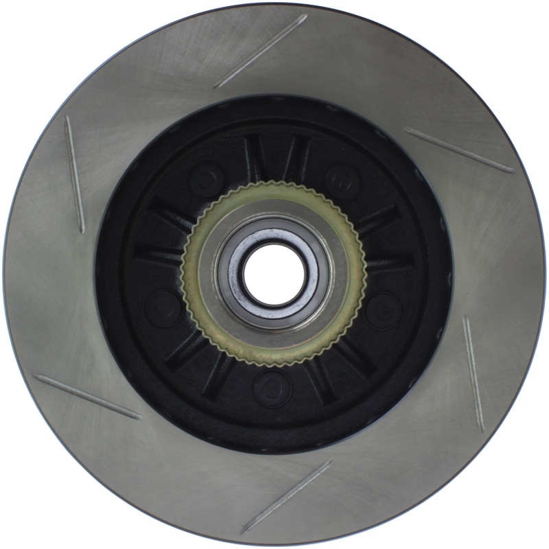 Ford Expedition Brake Rotor (1) - Front Left - Stoptech - Slotted - Black - `99-`02