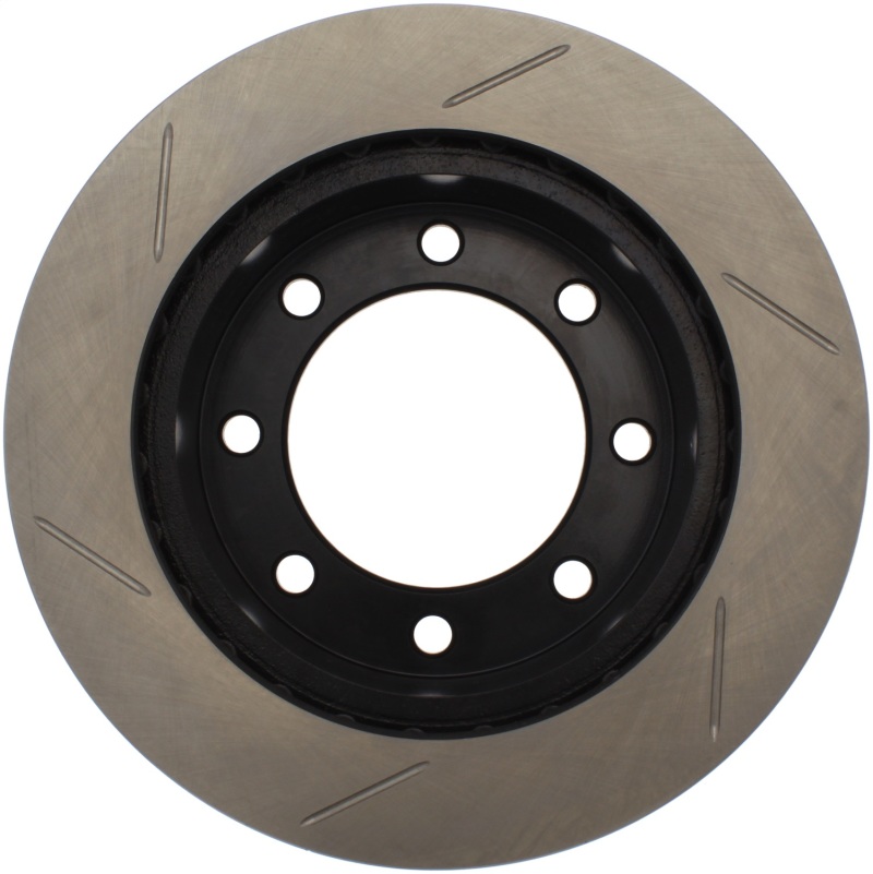 Ford Excursion Brake Rotor (1) - Front Left - Stoptech - Slotted Sport Rotors Cryo - Black - `00-`05