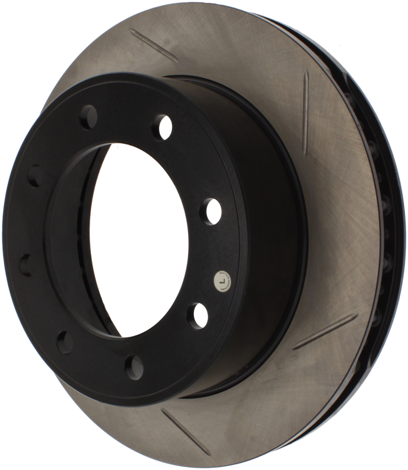 Ford Excursion Brake Rotor (1) - Front Left - Stoptech - Slotted Sport Rotors Cryo - Black - `00-`05