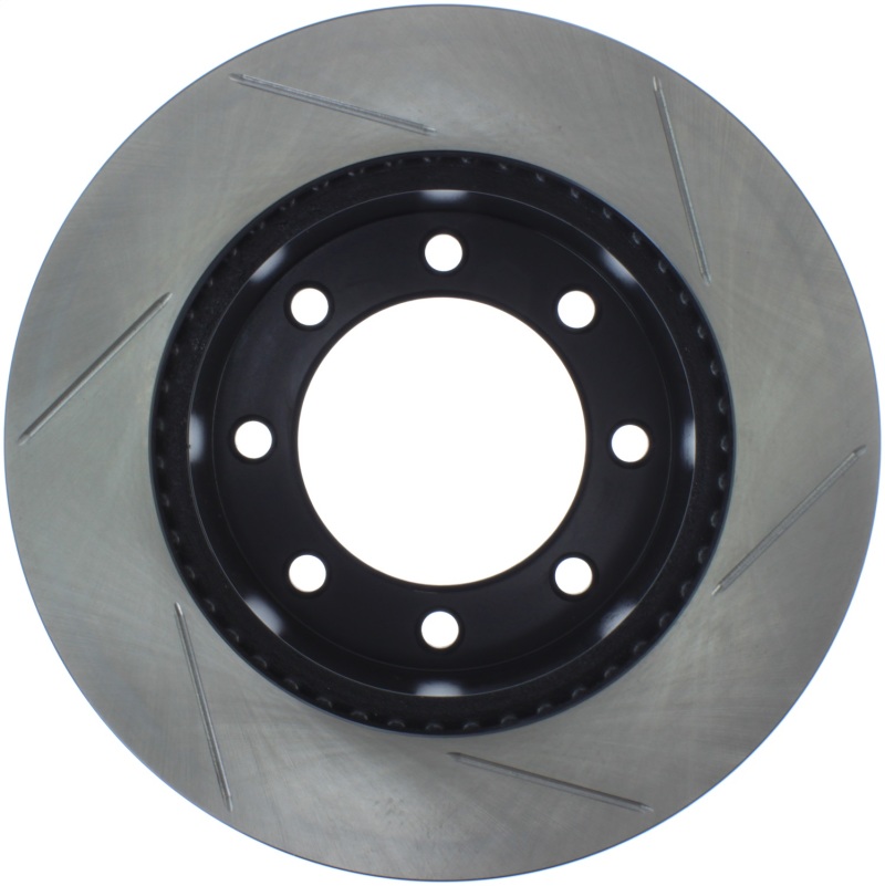 Ford F-350 Super Duty Brake Rotors (1) - Front Right - Stoptech - Slotted Sport - Black - `05-`12