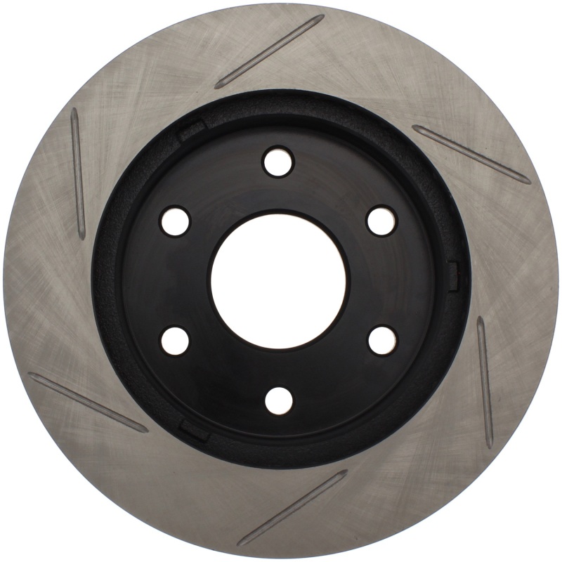 GMC Sierra 1500 HD Brake Rotor (1) - Front Left - Stoptech - Slotted - Black - 2001