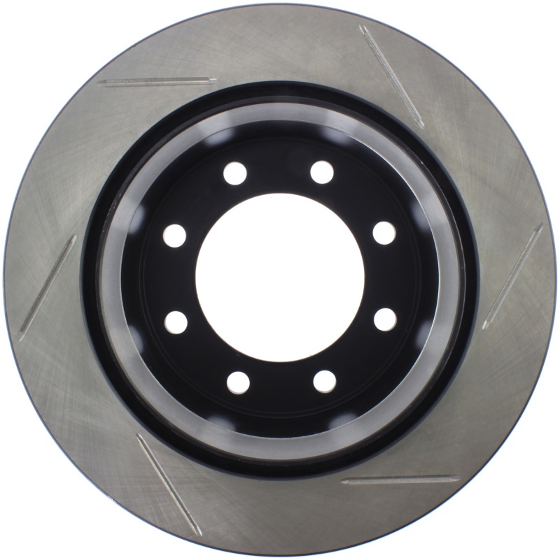 Chevrolet Silverado 3500 HD Brake Rotor (1) - Rear Right - Stoptech - Slotted Sport - Black - `07-`10