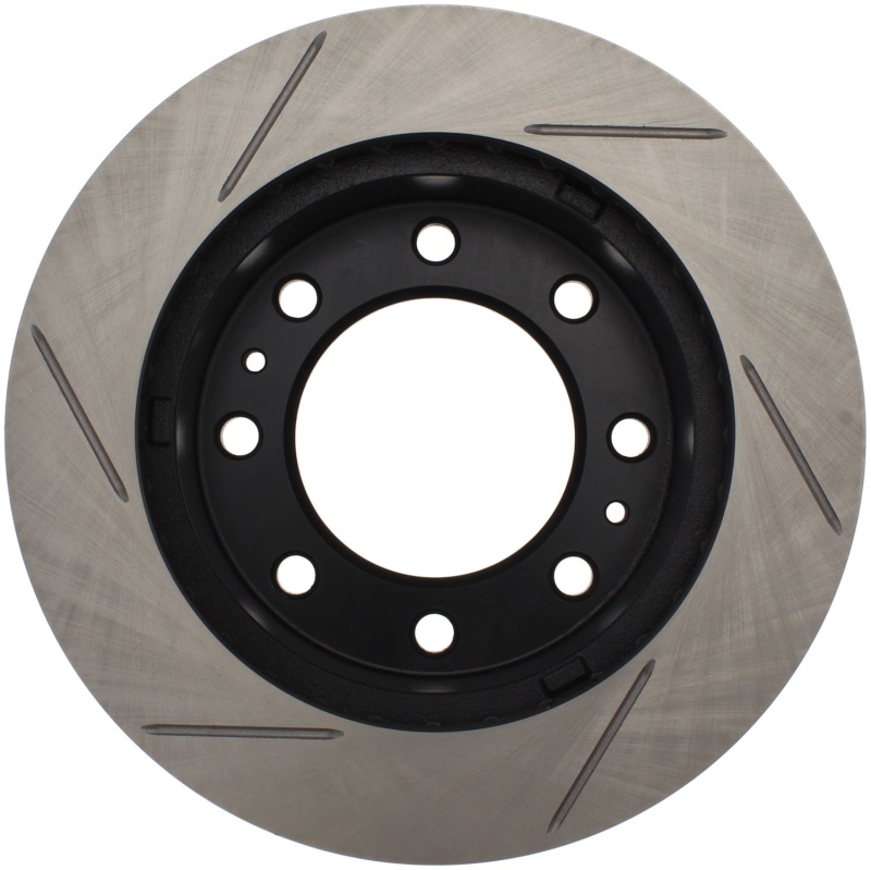 Chevrolet Express 3500 Brake Rotor (1) - Front Left - Stoptech - Slotted Sport - Black - `03-`20
