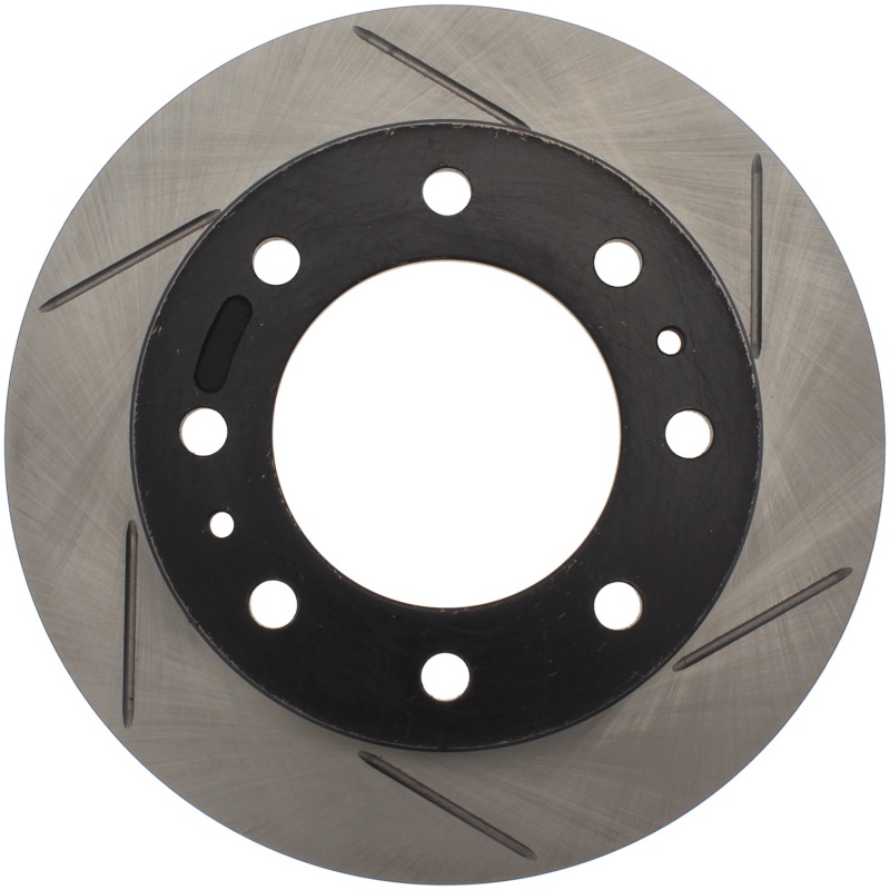 Chevrolet Avalanche 2500 Brake Rotor (1) - Front Right - Stoptech - Slotted - Black - `02-`04