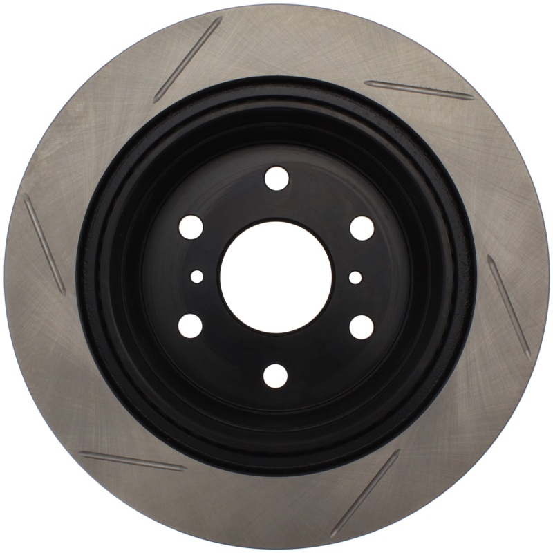 Cadillac Escalade EXT Brake Rotor (1) - Rear Left - Stoptech - Slotted Sport - Black - `07-`13