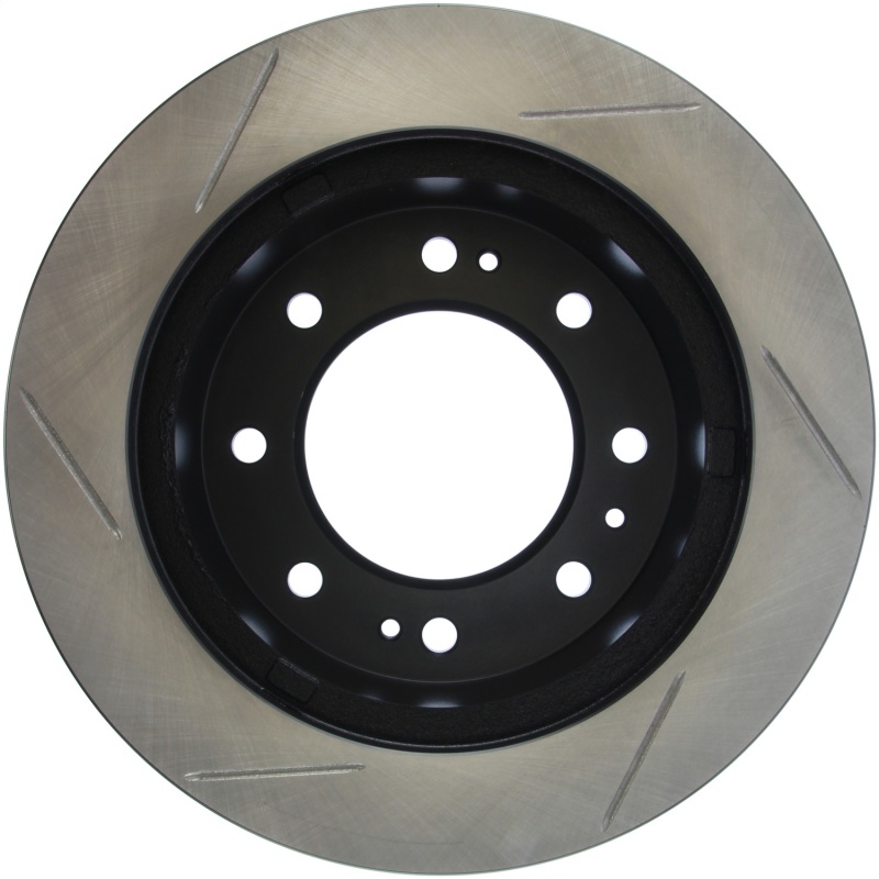 Chevrolet Suburban 3500 HD Brake Rotor (1) - Front Left - Stoptech - Slotted Sport - Black - `16-`19