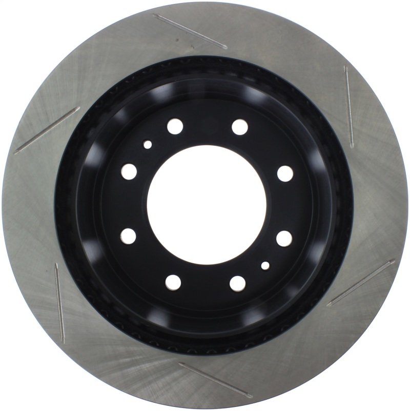 GMC Sierra 2500 HD Brake Rotors (1) - Rear Right - Stoptech - Slotted Sport - Black E-Coated - `11-`19