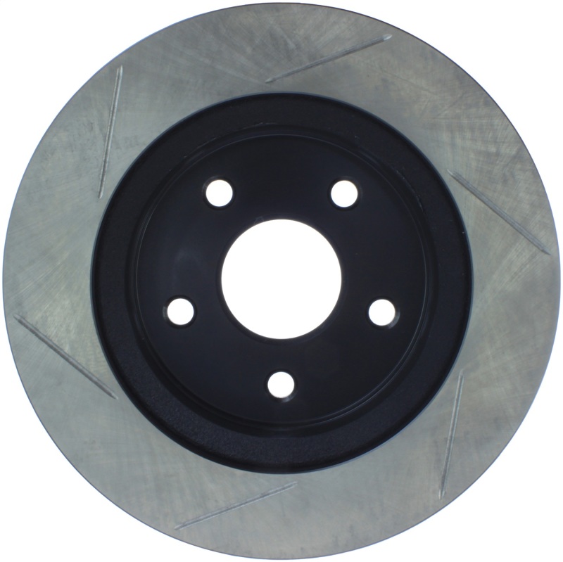 Dodge Dakota Brake Rotor (1) - Front Left - Stoptech - Slotted Sport - Black - `10-`12