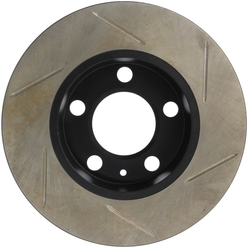 Volkswagen Beetle Cabrio Brake Rotor (1) - Rear Right - Stoptech - Slot/Drill Rotor - Black - `10-`11