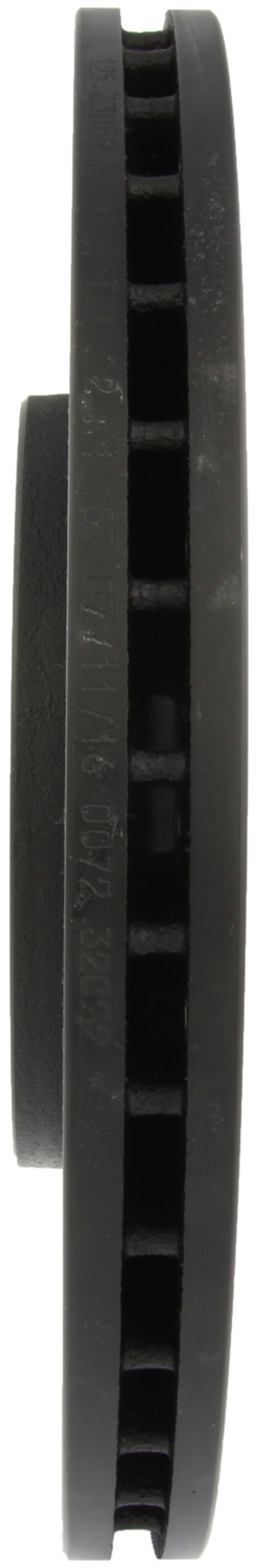 Volkswagen Beetle Brake Rotor (1) - Front Left - Stoptech - Slotted & Drilled - Black - `99-`11