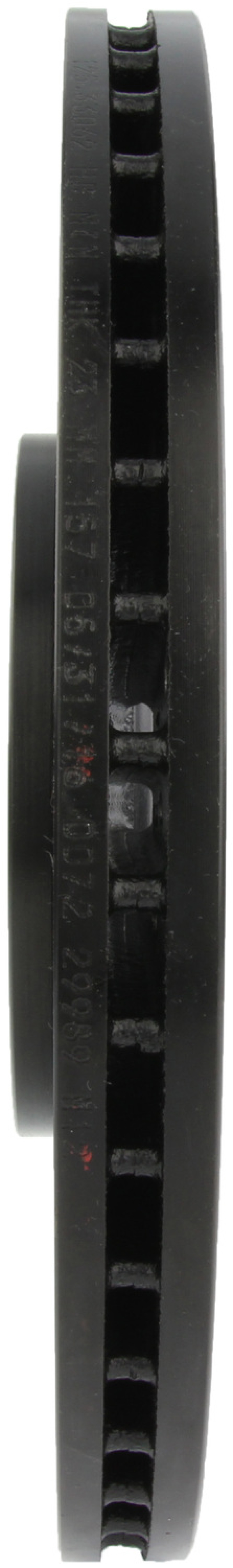 Volkswagen Vento Brake Rotor (1) - Front Left - Stoptech - Slotted & Drilled Sport - Black - `18-`19