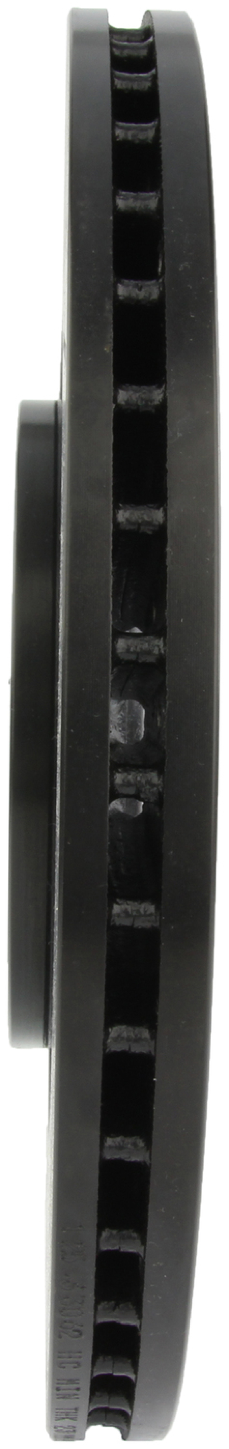 Volkswagen Jetta Brake Rotor (1) - Front Right - Stoptech - Slotted & Drilled Sport E-Coated - Black - `04-`05