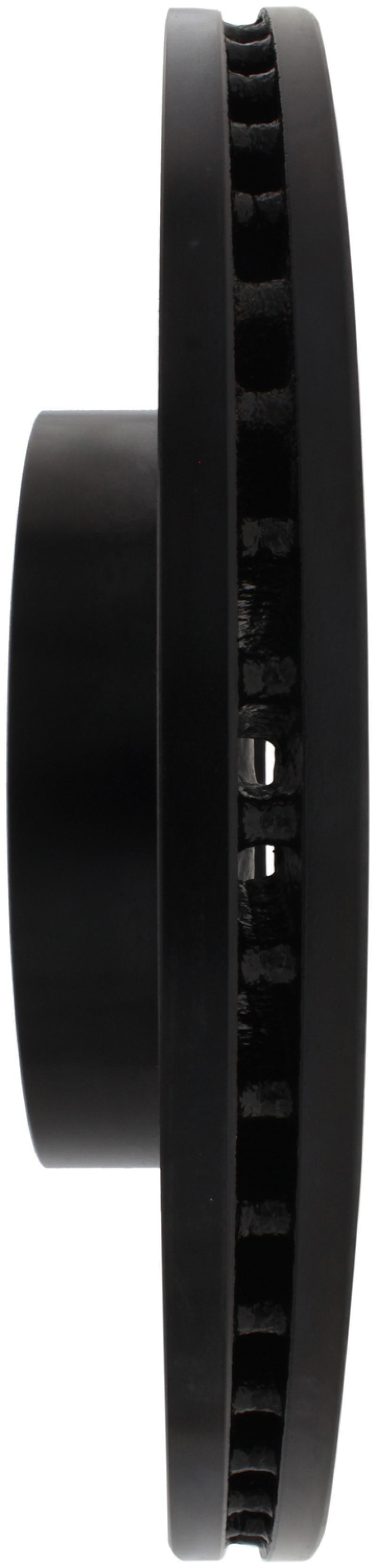 Infiniti G35 Brake Rotor (1) - Front Left - Stoptech - Slotted & Drilled - Black - `02-`05