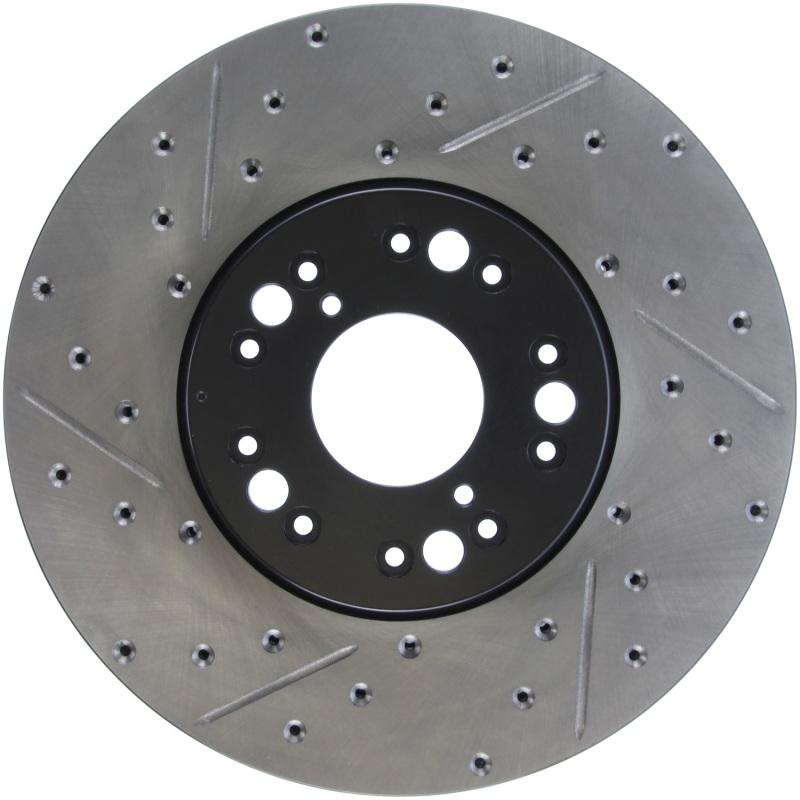 Lexus SC300 Brake Rotor (1) - Front Right - Stoptech - Drilled & Slotted - `99-`00