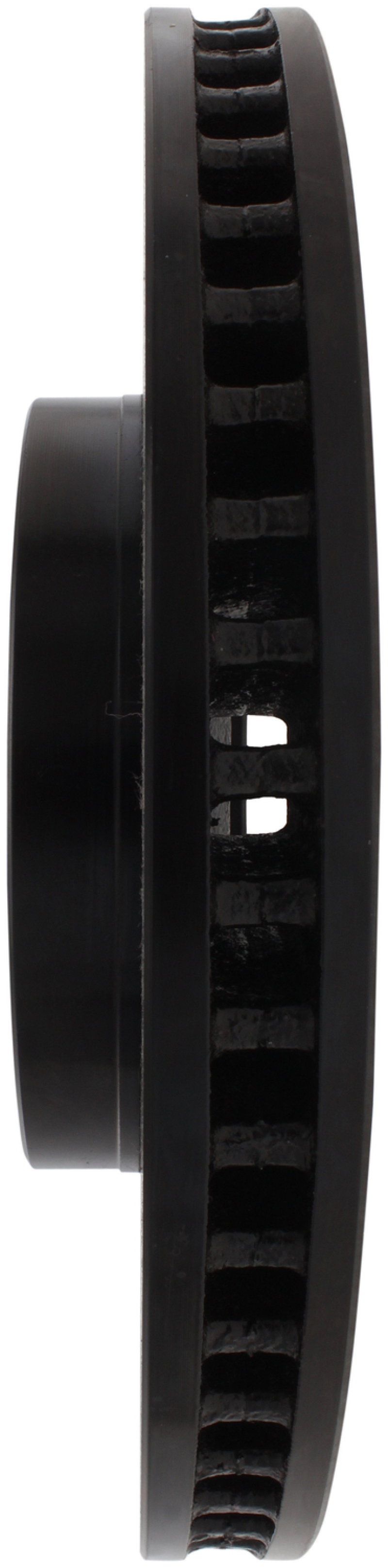 Lexus ES300h Brake Rotor (1) - Front Left - Stoptech - Sport Drilled & Slotted - Black E-Coated - `13-`18