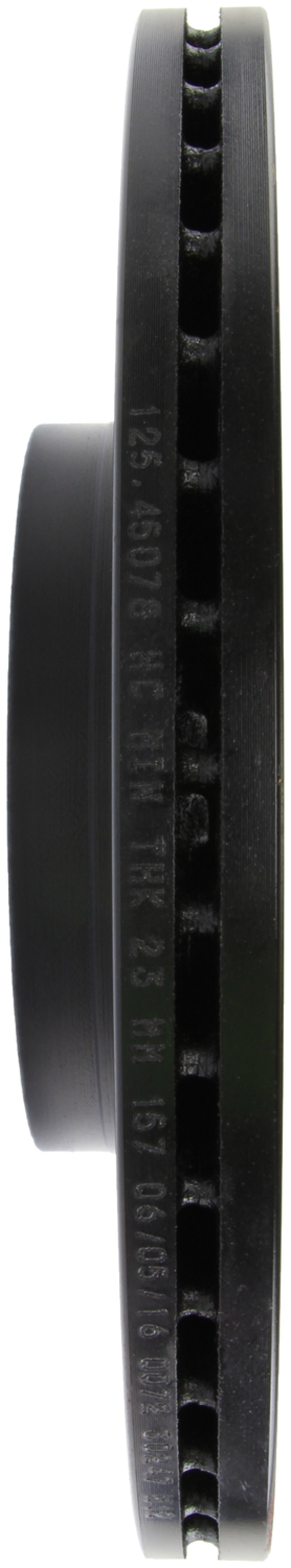 Mazda 3 Brake Rotors (1) - Front Right - Stoptech - Drilled & Slotted - Black - `07-`09