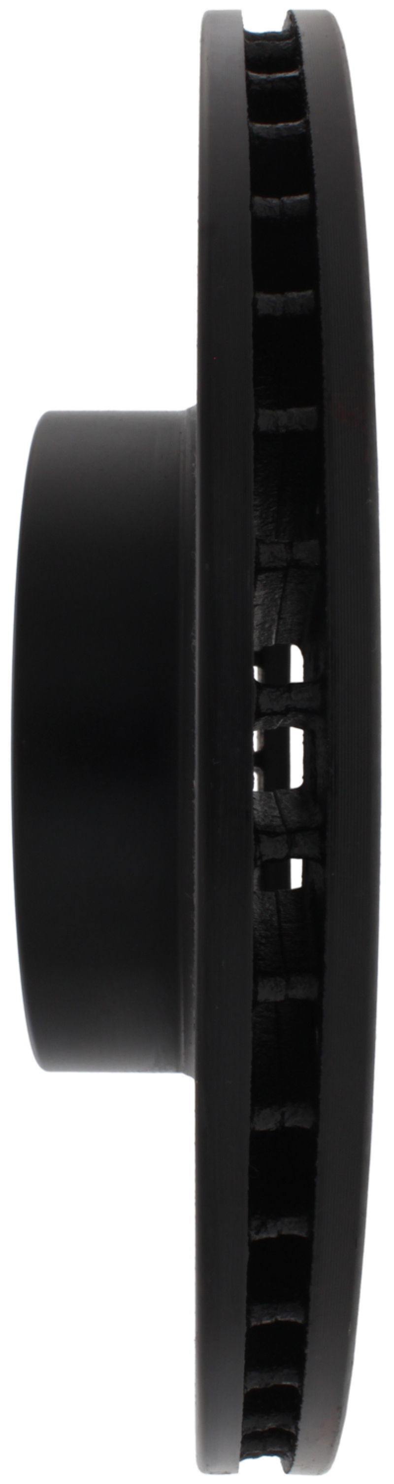 Subaru Baja Brake Rotor (1) - Front Right - Stoptech - Slotted & Drilled - Black E-Coated - `03-`06