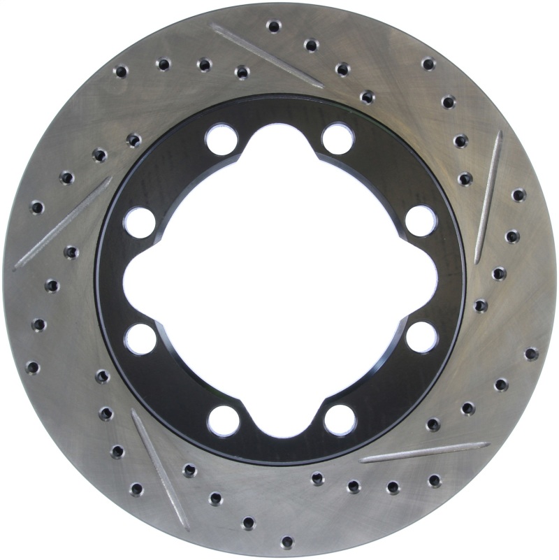 GMC K3500 Brake Rotor (1) - Front Left - Stoptech - Drilled & Slotted - `92-`00