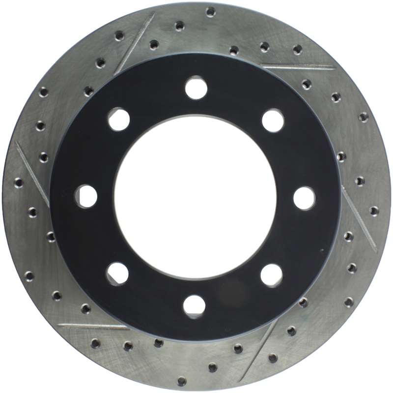 Chevrolet Avalanche 2500 Brake Rotors (1) - Rear Right - Stoptech - Drilled/Slotted Sport - Black - `02-`06