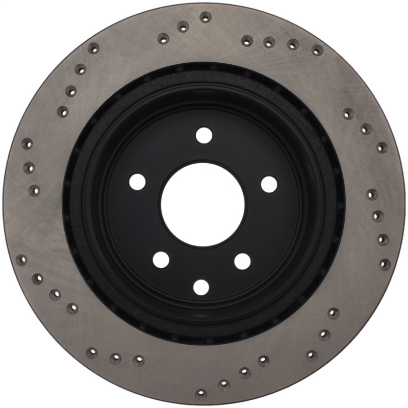 Infiniti G35 Brake Rotor (1) - Rear Left - Stoptech - Drilled Sport - `05-`08