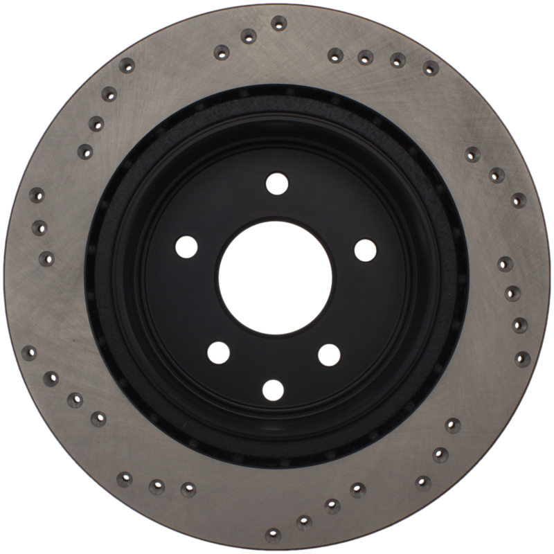 Infiniti M35 Brake Rotor (1) - Rear Left - Stoptech - Drilled Sport - `06-`10