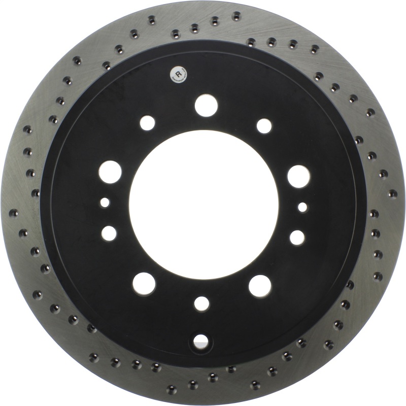 Toyota Tundra Brake Rotor (1) - Rear Right - Stoptech - Sport Cryo Drilled - Black - `07-`19