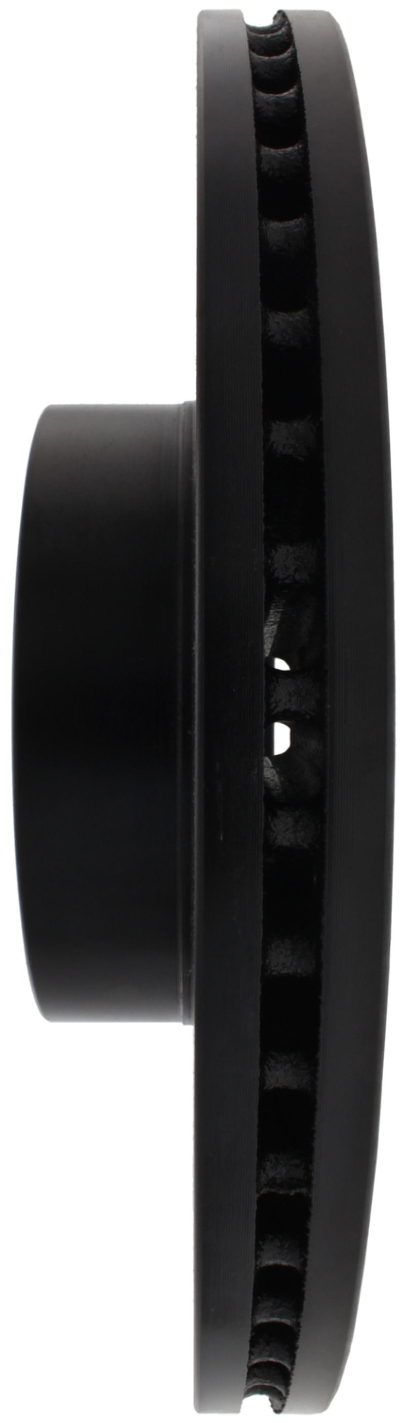 Subaru XV Crosstrek Brake Rotor (1) - Front Right - Stoptech - Drilled Sport + E-coated - Black - `16-`17