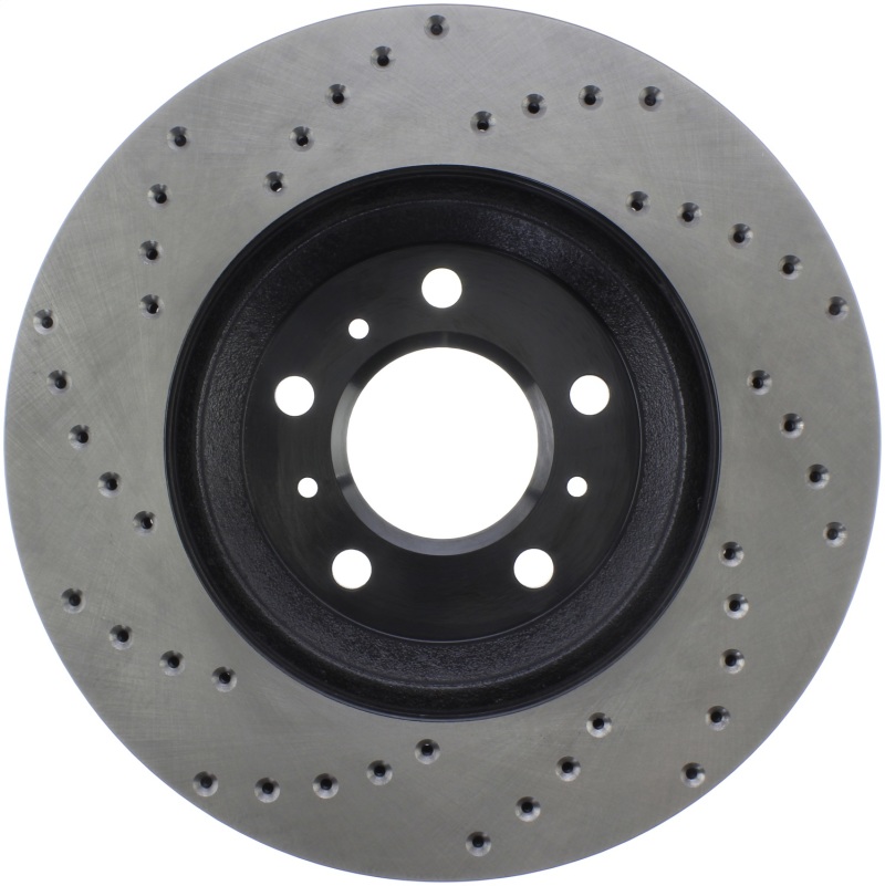 Chevrolet Impala Limited Brake Rotor (1) - Front Left - Stoptech - Drilled Sport - Black - `14-`16