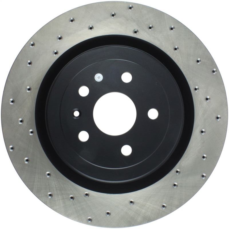 Cadillac CTS Brake Rotor(s)(2) - Rear Right - Stoptech - Drilled Sport - Black - `09-`17