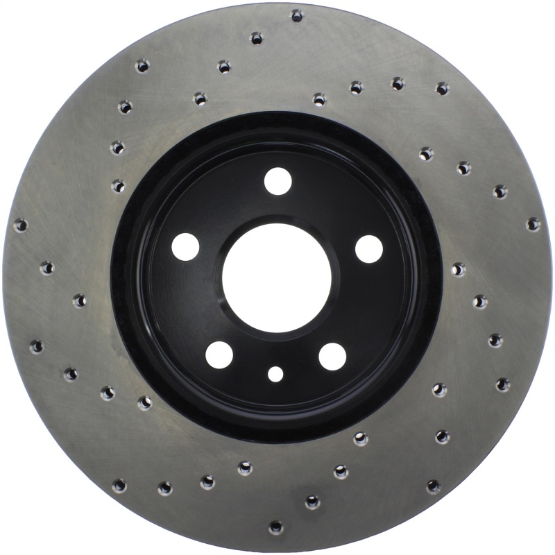 Buick Regal Brake Rotor(s) (1) - Front Left - Stoptech - Drilled Sport - Black - `11-`17