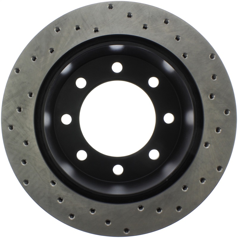 Chevrolet Silverado 2500 HD Brake Rotors (1) - Stoptech - Drilled Sport - Black - `01-`10