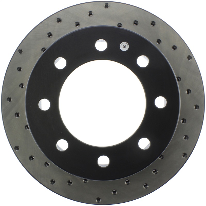 GMC Yukon XL 2500 Brake Rotors (1) - Stoptech - Drilled Sport - Black - `00-`13