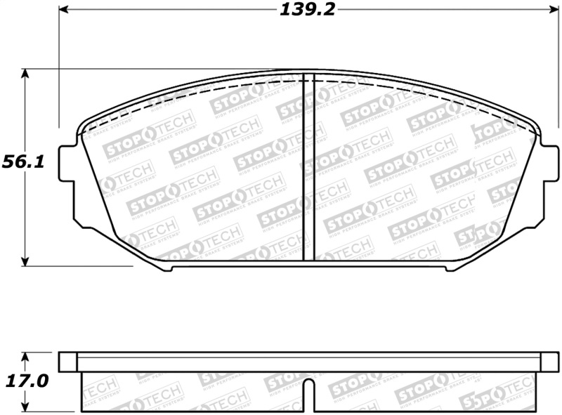 Honda Odyssey Brake Pads - Stoptech - Street Select - `99-`04