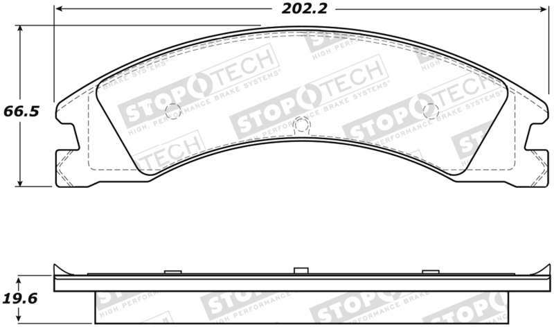 Ford E-450 Super Duty Brake Pads - Front/Rear - Stoptech - Street - `08-`11