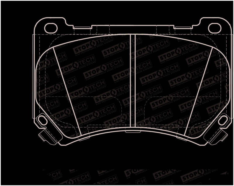 Hyundai Genesis Brake Pads - Stoptech - Street - `09-`14