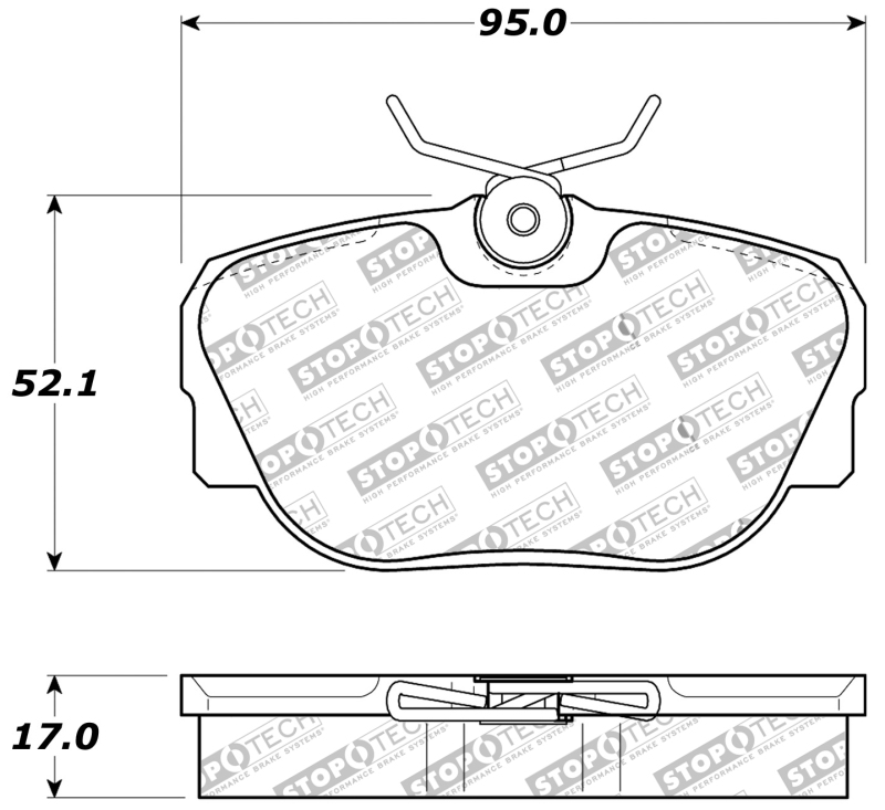 Land Rover Range Rover Brake Pads - Stoptech - Sport - `94-`02