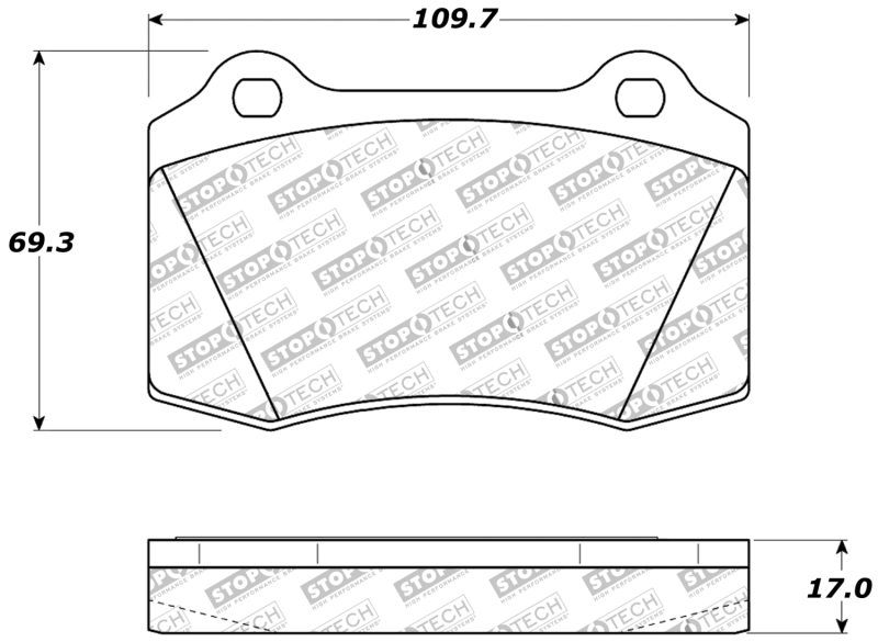 Ferrari 360 Brake Pads - Stoptech - Sport - `98-`04