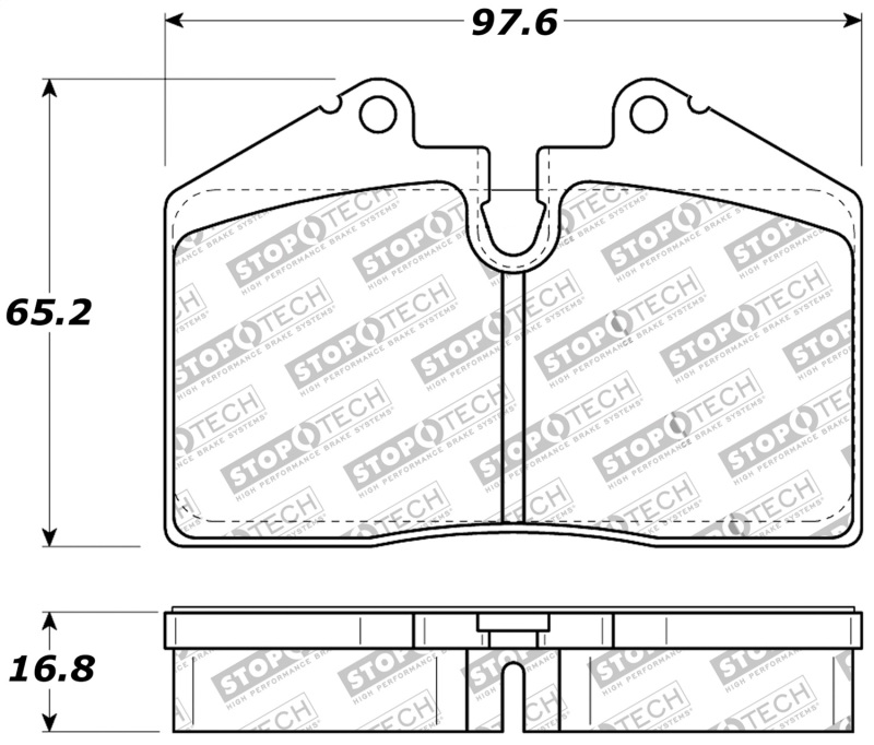 Ferrari 575 M Maranello Brake Pads - Stoptech - Performance Pad - `03-`04