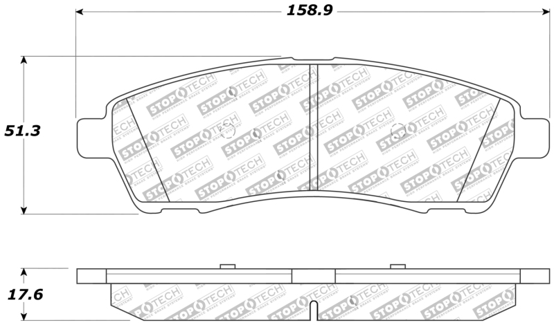 Ford F-350 Super Duty Brake Pads - Stoptech - Sport - `99-`04
