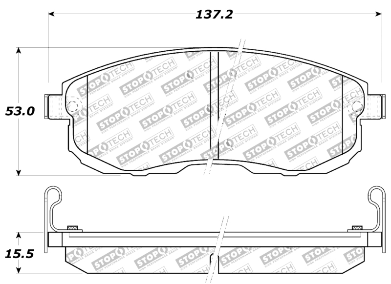 Infiniti I35 Brake Pads - Front - Stoptech - Sport Brake Pads - `02-`04
