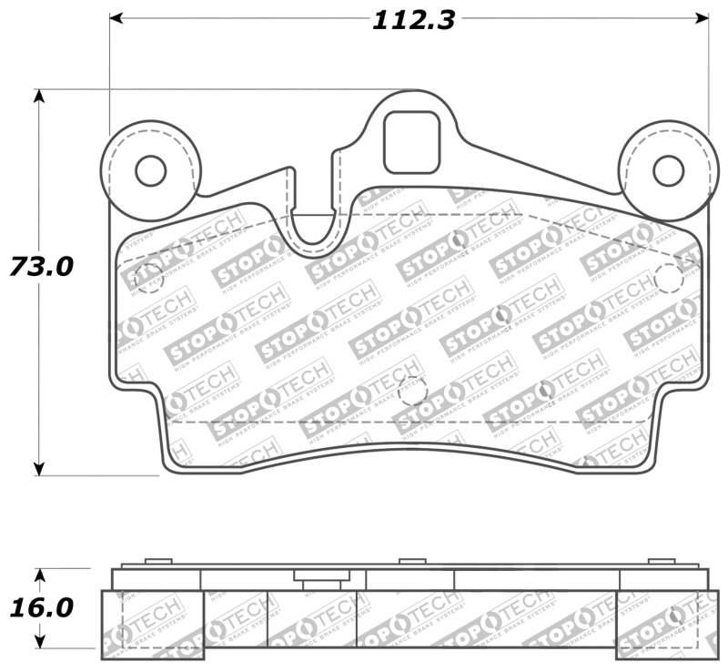 Audi Q7 Brake Pads - Stoptech - Sport - `07-`15
