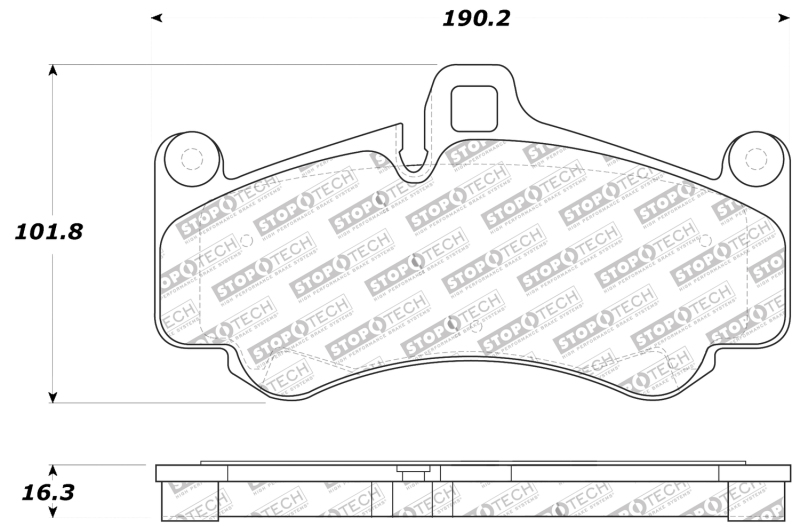 Porsche Boxster Brake Pads - Stoptech - Sport - `05-`12