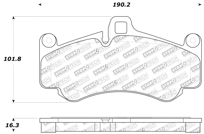 Porsche Boxster Brake Pads - Stoptech - Sport - `05-`12