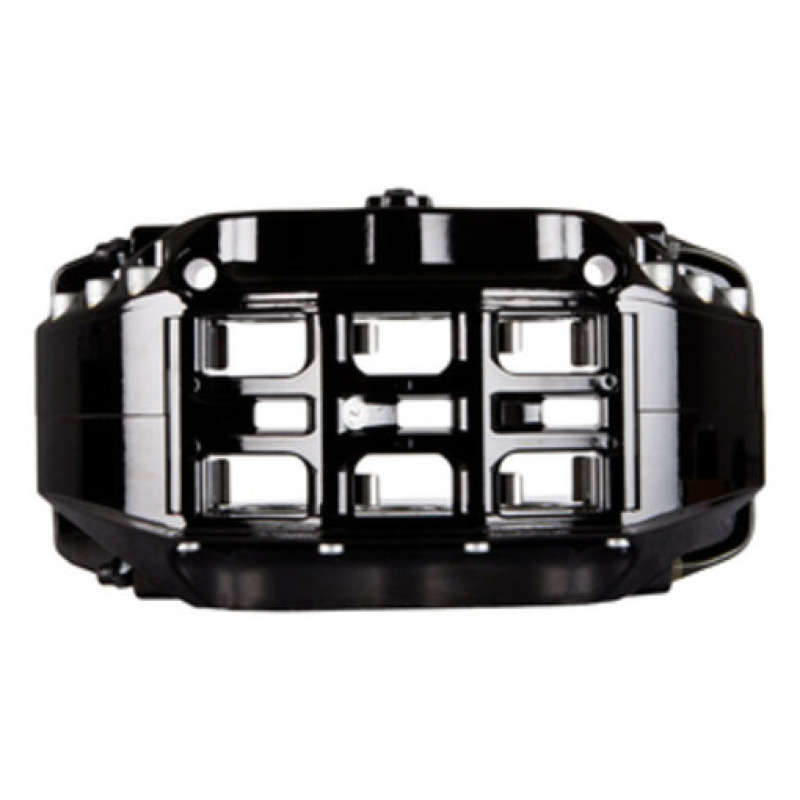 BMW 335i Brake Kit - Front - Stoptech - Slotted Two-Piece Rotor + ST-60 Caliper - Black - `07-`13