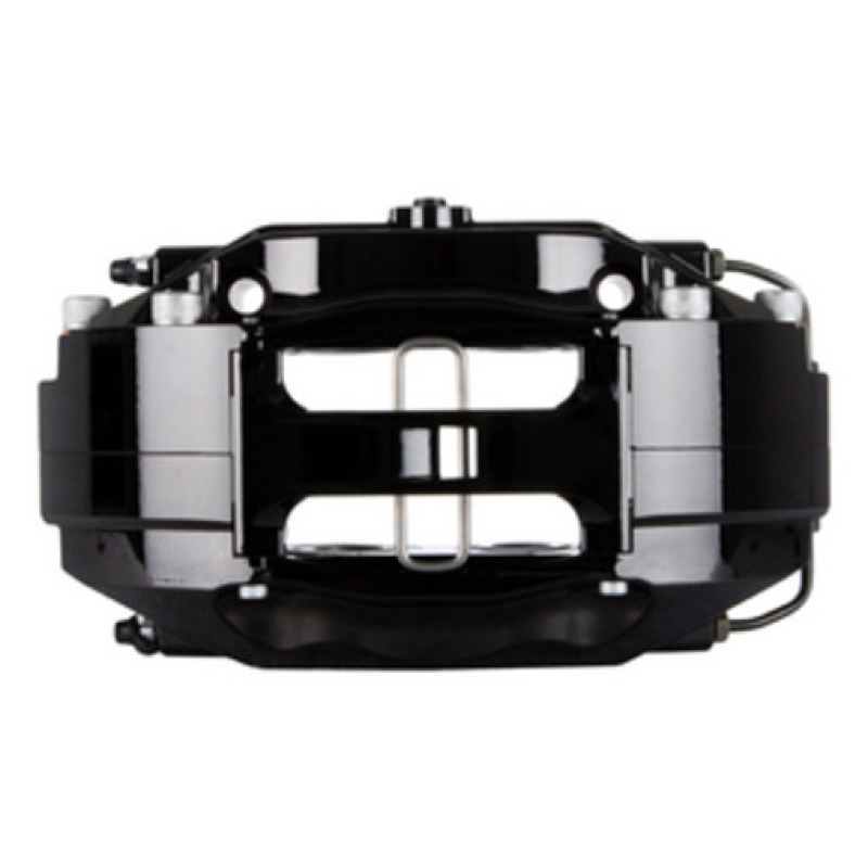 BMW M3 Brake Kit - Front - Stoptech - Slotted Two-Piece Rotors + StopTech ST-40 Calipers + StopTech Street Performance Pads + Stainless Steel Lines - Black - `08-`13